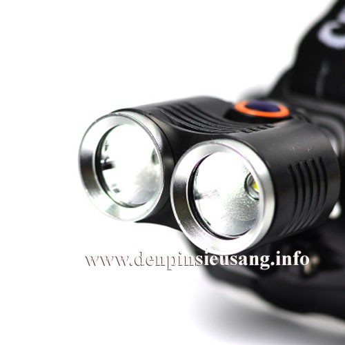 Đèn xe đạp siêu sáng - đèn đeo trán siêu sáng D30