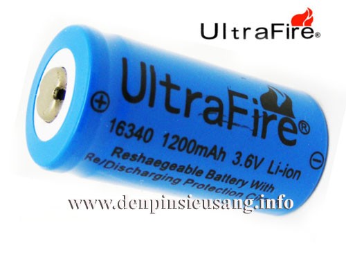 Pin 16340 Ultrafire 3.7v