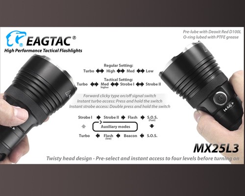 Đèn Pin Eagtac MX25L3