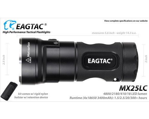 Đèn Pin Eagtac MX25L4C