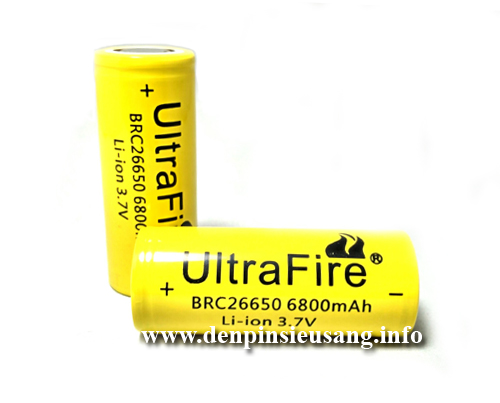 Pin 26650 Ultrafire 