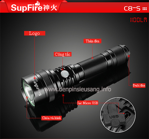 Đèn SupFire C8-S